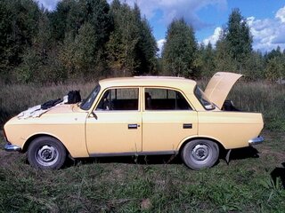 1977 Москвич 412 ИЭ, жёлтый, 70000 рублей, вид 1