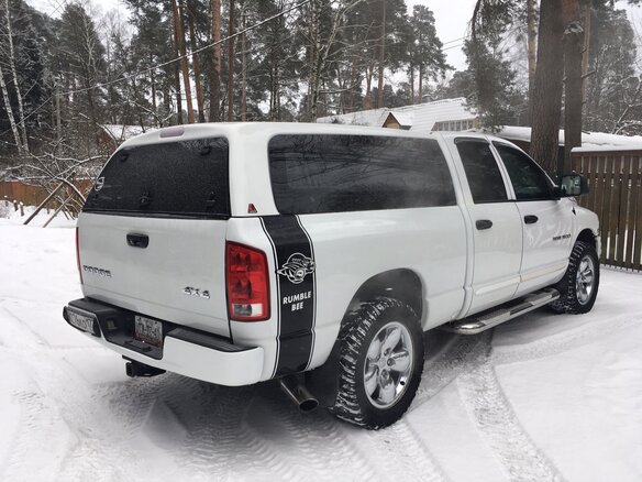 2004 Dodge RAM III (DR/DH), белый - вид 3