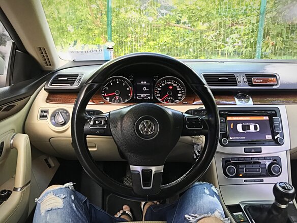 2011 Volkswagen Passat CC I, золотистый - вид 4