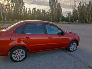 2018 Lada (ВАЗ) Granta I Рестайлинг, красный, 670000 рублей, вид 2