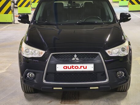2010 Mitsubishi ASX I, чёрный, 930000 рублей, вид 4
