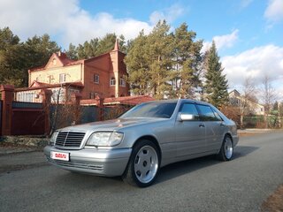 1997 Mercedes-Benz S-Класс 320 Long III (W140) Рестайлинг, серебристый, 2800000 рублей, вид 1