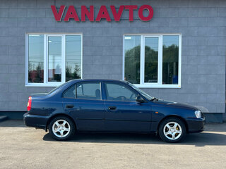 2011 Hyundai Accent ТагАЗ II, синий, 430000 рублей, вид 4