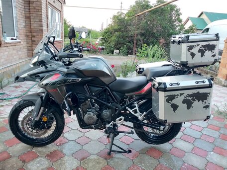 2019 Benelli TRK 502 X, серый, 470000 рублей, вид 4