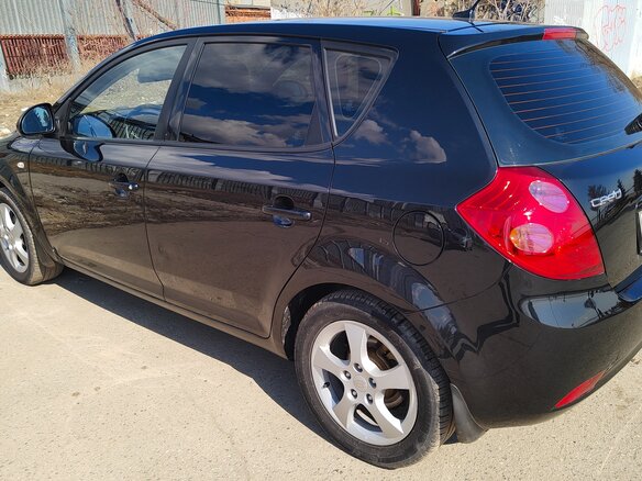 2008 Kia Ceed I, чёрный, 690000 рублей - вид 5