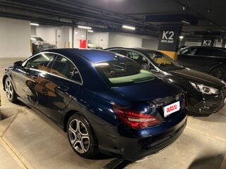 2017 Mercedes-Benz CLA 200 I (C117, X117) Рестайлинг, синий, 1650000 рублей, вид 4