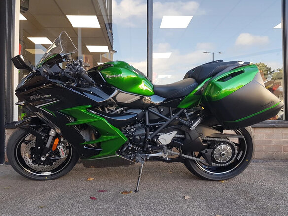 2022 Kawasaki Ninja H2 SX, зелёный, 2200000 рублей - вид 8