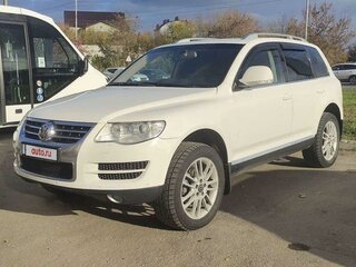 2008 Volkswagen Touareg I Рестайлинг, белый, 1500000 рублей, вид 3