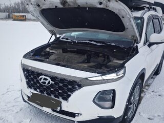 2019 Hyundai Santa Fe IV, белый, 2369000 рублей, вид 2