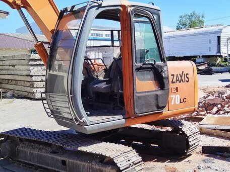 2007 Hitachi ZX70, оранжевый, 3400000 рублей, вид 5