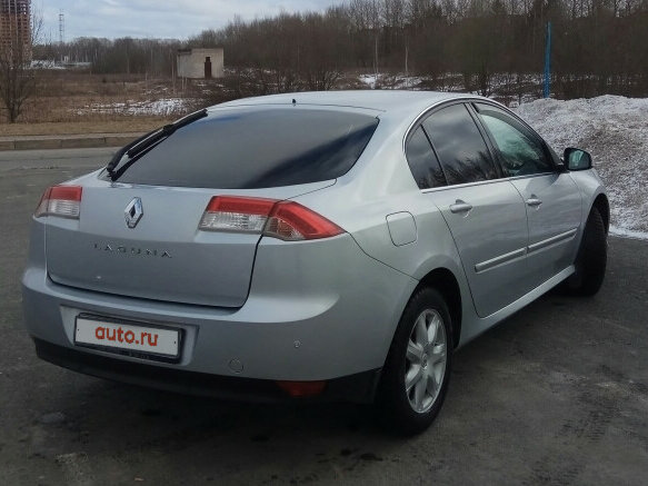 2008 Renault Laguna III, серебристый - вид 5