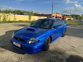 2002 Subaru Impreza WRX STi II, синий, 1600000 рублей, вид 1