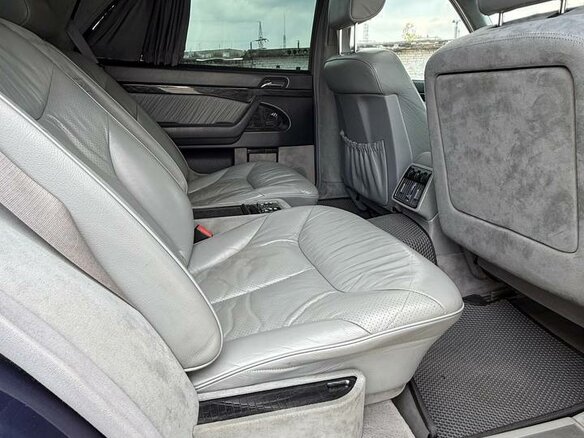 1998 Mercedes-Benz S-Класс 500 Long III (W140) Рестайлинг, синий, 4000000 рублей - вид 27