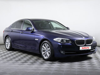 2013 BMW 5 серии 520i VI (F10/F11/F07) Рестайлинг, синий, 1900000 рублей, вид 3
