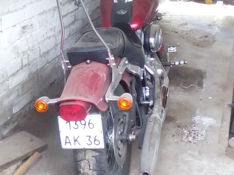 2004 Harley-Davidson Softail Standard, красный, 700000 рублей, вид 2