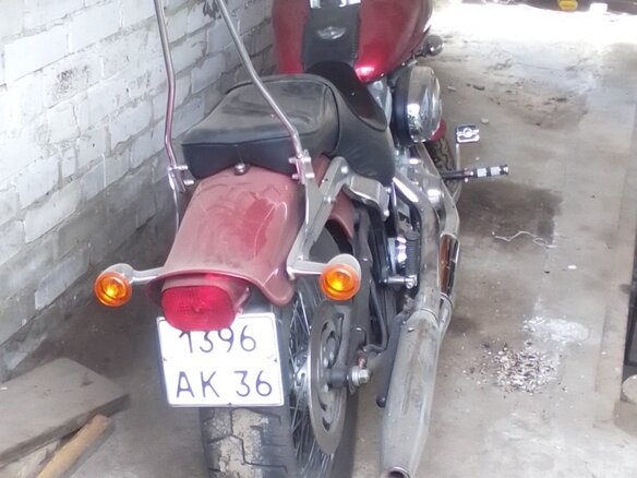2004 Harley-Davidson Softail Standard, красный, 700000 рублей - вид 1