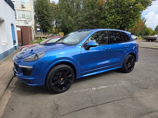 2016 Porsche Cayenne II Рестайлинг (958), синий, 4000000 рублей, вид 1