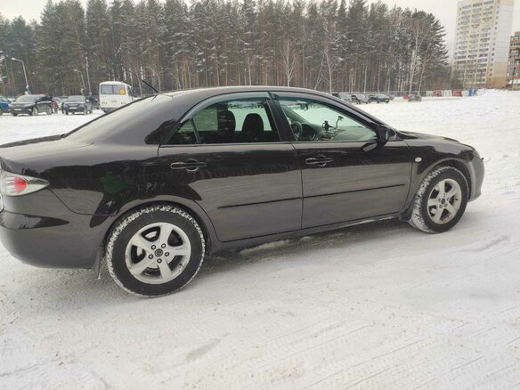 2007 Mazda 6 I (GG) Рестайлинг, чёрный, 850000 рублей - вид 4