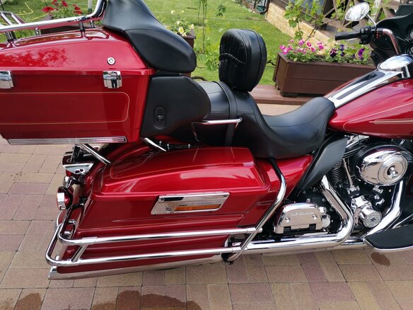 2012 Harley-Davidson Electra Glide, красный, 1340000 рублей - вид 5
