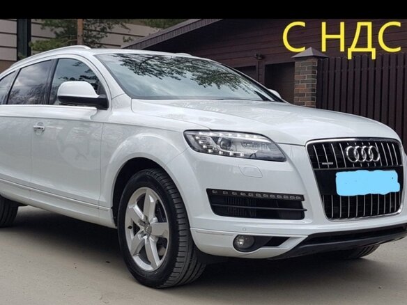 2015 Audi Q7 I (4L) Рестайлинг, белый, 3200000 рублей