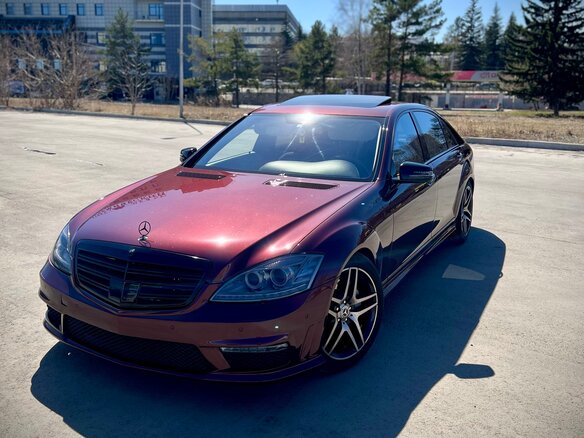 2007 Mercedes-Benz S-Класс 550 V (W221), красный, 2150000 рублей - вид 38
