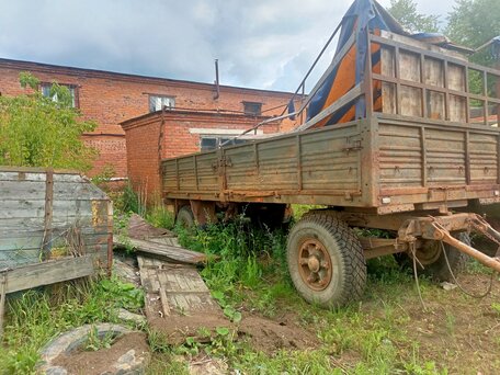 1989 МАЗ Прицеп бортовой, зелёный, 50000 рублей, вид 1