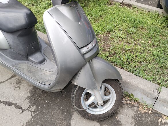 1989 Honda Lead 50, серебристый, 65000 рублей - вид 4