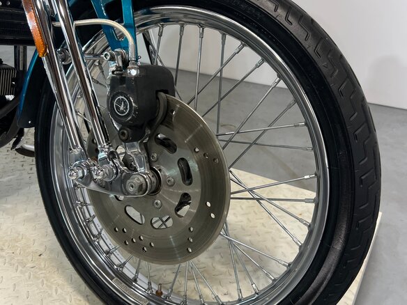 1990 Harley-Davidson Springer Softail, голубой - вид 9