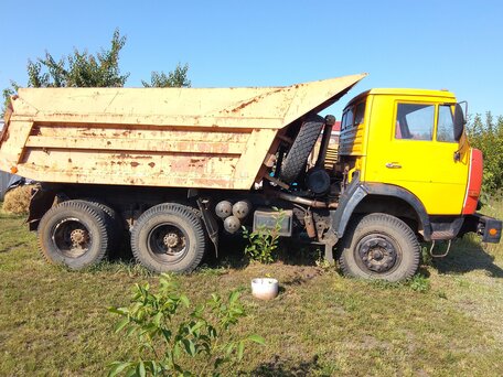 2002 КамАЗ 5511, жёлтый, 750000 рублей, вид 2