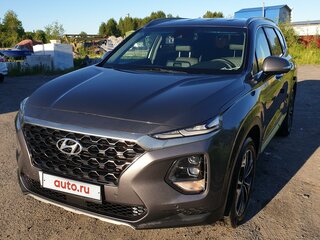 2019 Hyundai Santa Fe IV, серый, 3000000 рублей, вид 3