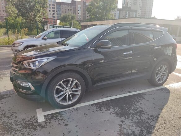 2016 Hyundai Santa Fe III Рестайлинг, чёрный, 2530000 рублей - вид 8