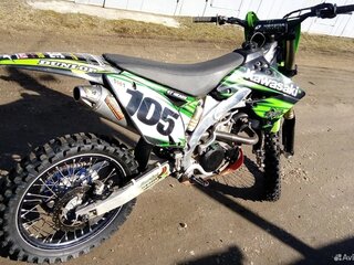 2009 Kawasaki KX 450, зелёный, 525000 рублей, вид 2