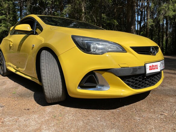 2013 Opel Astra OPC J, жёлтый, 1100000 рублей - вид 6