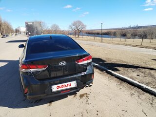 2019 Hyundai Sonata VII (LF) Рестайлинг, чёрный, 1550000 рублей, вид 4