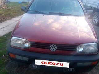 1996 Volkswagen Golf III, красный, 320000 рублей, вид 1