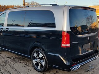2021 Mercedes-Benz V-Класс Extra Long 260 экстра длинный III (W447) Рестайлинг, чёрный, 5900000 рублей, вид 4