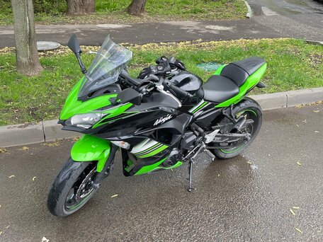2017 Kawasaki Ninja 650, зелёный, 715000 рублей, вид 1
