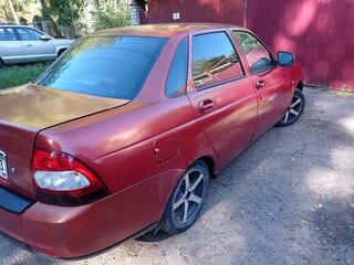 2009 Lada (ВАЗ) Priora I, красный, 210000 рублей, вид 5