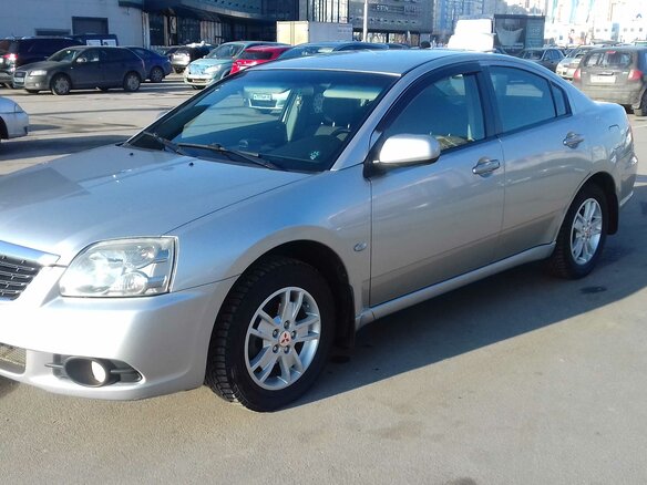 2008 Mitsubishi Galant IX Рестайлинг 2, серебристый - вид 1