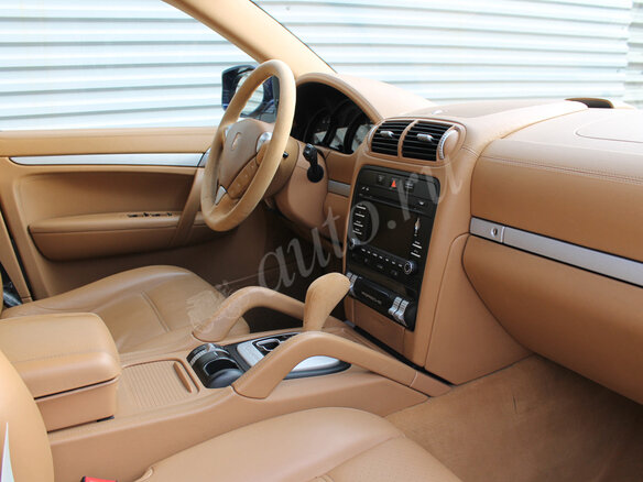 2009 Porsche Cayenne Diesel I Рестайлинг (957), синий - вид 7