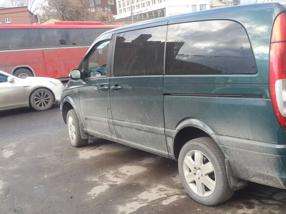 2007 Mercedes-Benz Viano L1 I (W639), зелёный - вид 1