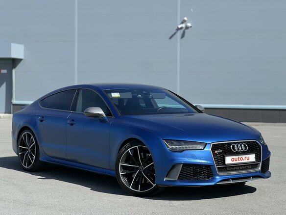 2016 Audi RS 7 performance I (4G) Рестайлинг, синий - вид 3
