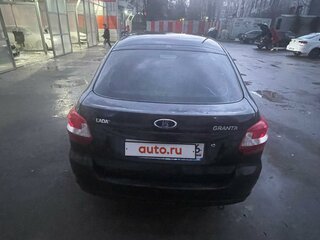 2016 Lada (ВАЗ) Granta I, чёрный, 470000 рублей, вид 4