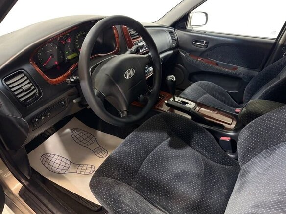 2007 Hyundai Sonata ТагАЗ IV (EF) Рестайлинг, бежевый, 469000 рублей - вид 4
