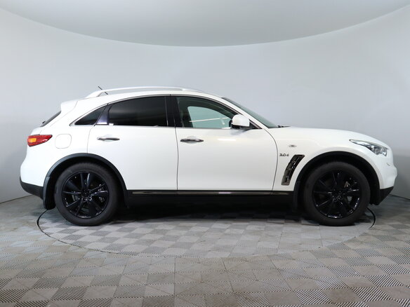 2013 Infiniti QX70, белый - вид 3