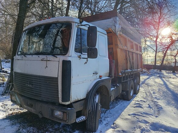 2005 МАЗ 5516, белый, 750000 рублей - вид 1