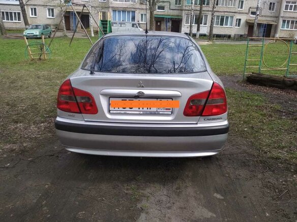 2003 Mitsubishi Carisma I Рестайлинг, серебристый - вид 2