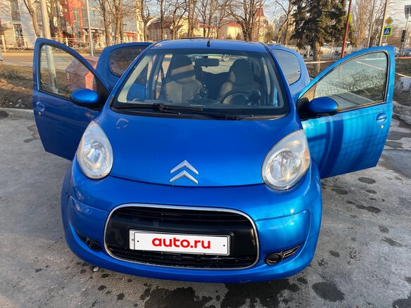 2011 Citroen C1 I Рестайлинг, синий, 640000 рублей - вид 3