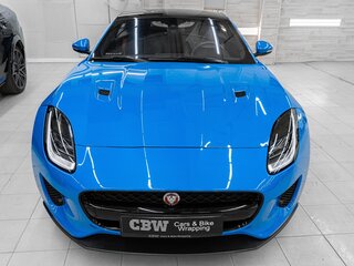 2017 Jaguar F-Type I Рестайлинг, голубой, 5800000 рублей, вид 2