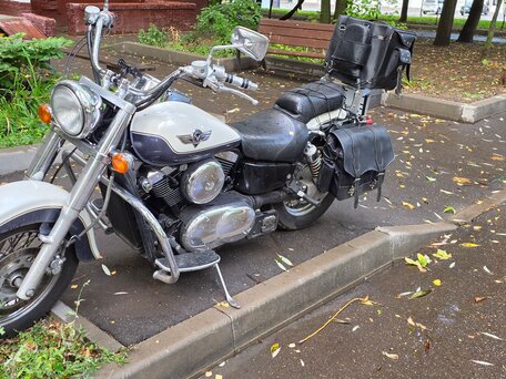 1997 Kawasaki VN1500 Vulcan, белый, 400000 рублей, вид 1
